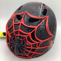 Size M: Spider-Man Black & Red Helmet