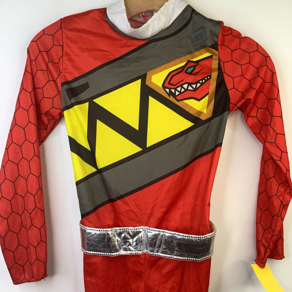 Size 7-8: Power Ranger Dino Super Charger Red 1pc Costume