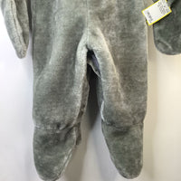 Size 12m: Brandi Fuzzy Grey Mouse 2pc Costume