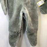 Size 12m: Brandi Fuzzy Grey Mouse 2pc Costume