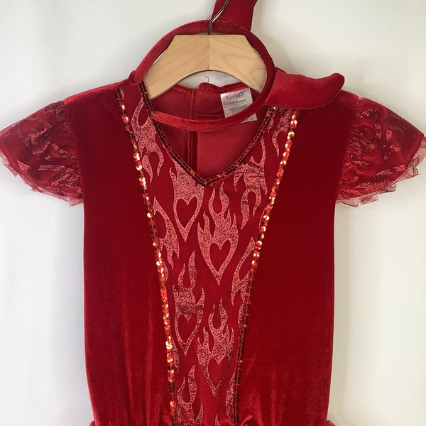 Size 12-14: Spirit Halloween 2pc Devil Suit