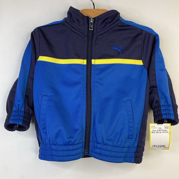 Size 0-6m: Puma Blue Zip-up Jacket