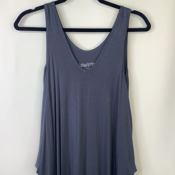 Size XS: Latched Mama Grey Maternity & Nursing Dress