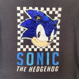 Size 4: Sonic The Hedgehog Black Sequin 'Sonic' T-Shirt