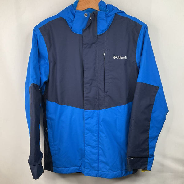 Size 14-16: Columbia Omni-Heat Two-Tone Blue Winter Coat REDUCED