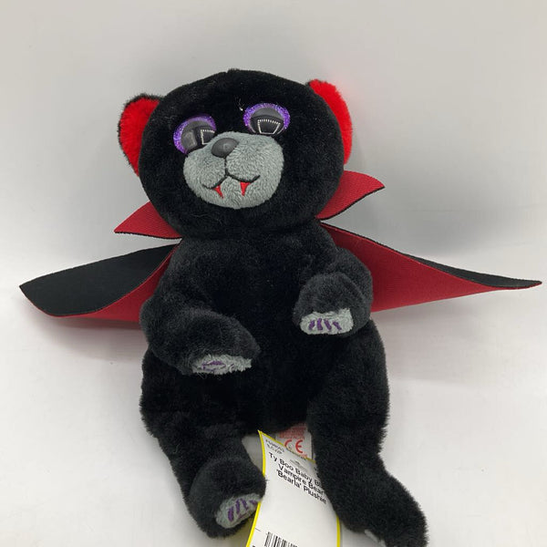 Ty Boo Baby Black Vampire Bear 'Bearla' Plushie