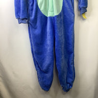Size 7-8: Blue Cozy Stich Hooded 1pc Onesie Costume