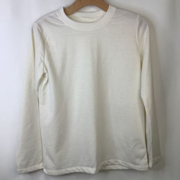 Size 16: Lands' End White Long Sleeve Shirt-REDUCED