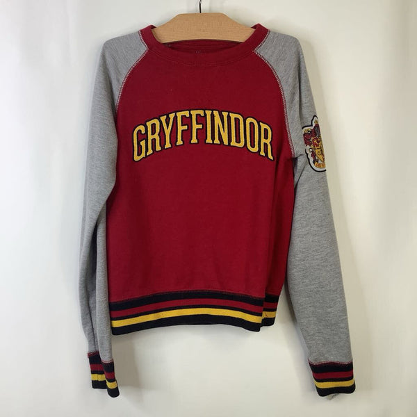 Size 6-7: Harry Potter Red & Grey 'Gryffindor' Pull-over Sweatshirt