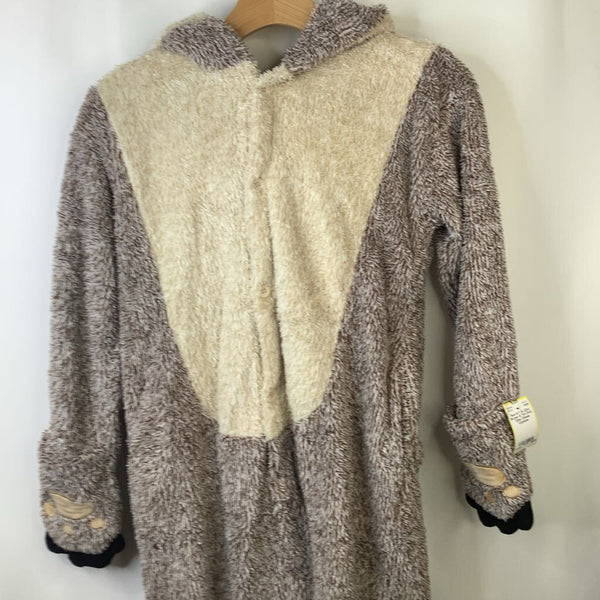 Size 6-7: SimZoo Brown & Tan Cozy Otter Onesie Costume