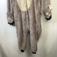 Size 6-7: SimZoo Brown & Tan Cozy Otter Onesie Costume