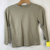 Size 7: Faded Green Long Sleeve T-Shirt