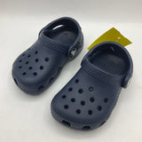 Size 5: Crocs Navy Blue Slip-on Shoes