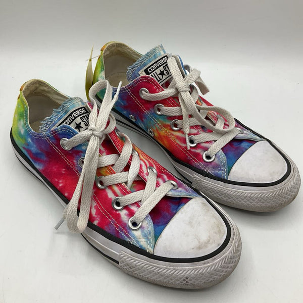 Size 4Y Converse Rainbow Tie Dye Lace up Sneakers Beanstalk Children s Resale