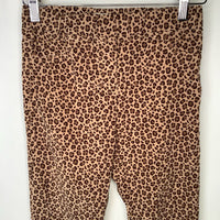 Size 11: Mini Boden Brown Cheetah Print Corduroy Pants