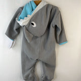 Size 3-6m: Early Days Grey/Blue Comfy Shark Costume