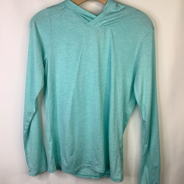 Size 8-9: Nike Light blue Heathered Light Hoodie