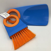 Fiskars Blue & Orange Dust Pan and Hand Broom