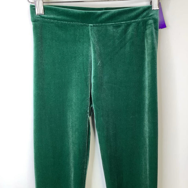 Size 12: Crewcuts Green Velour Pants