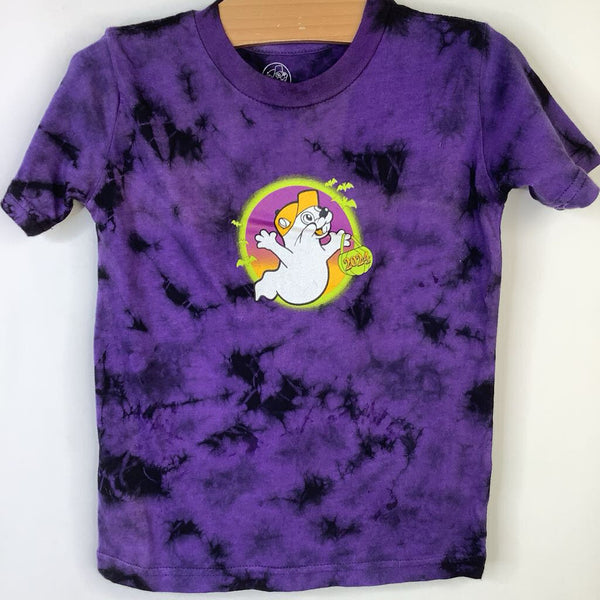 Size 2: Buc-ee's Purple/Black Tie-Dye/2024 Ghost T-Shirt