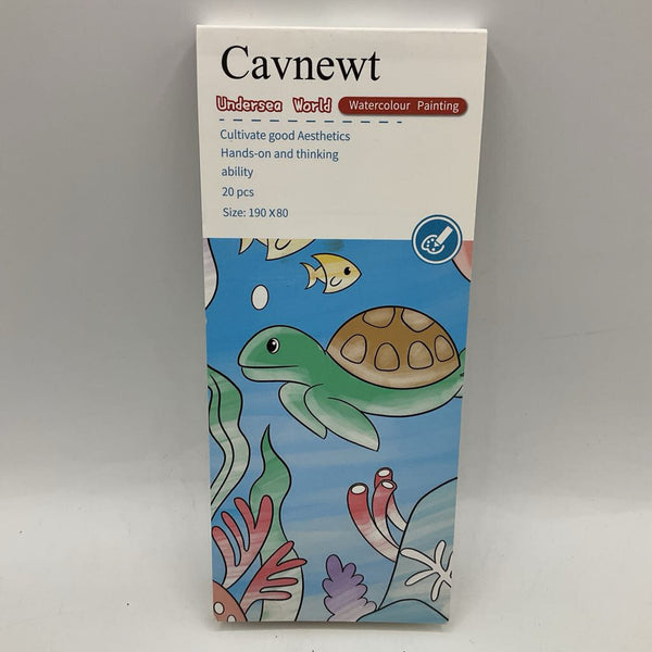 Cavnewt Under Sea World Built In Water Colors Booklet