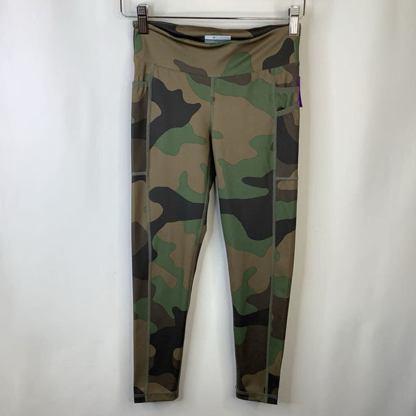 Size 7-8: Columbia Brown & Green Camo Leggings w/ Pockets