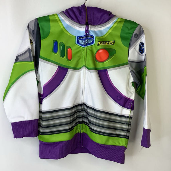 Size 3: Disney Pixar Toy Story 'Buzz' Zip-up Sweatshirt