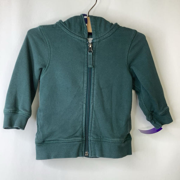 Size 18-24m (80): Hanna Andersson Green Zip-up Hoodie