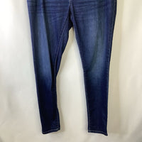 Size 4/27R: Isabel Maternity Dark Blue Jeans