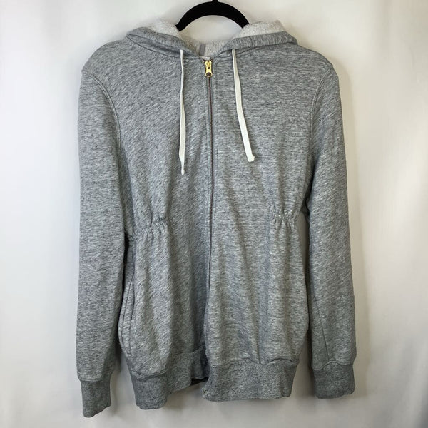 Size M: Old Navy Light Grey Zip-up Sweatshirt