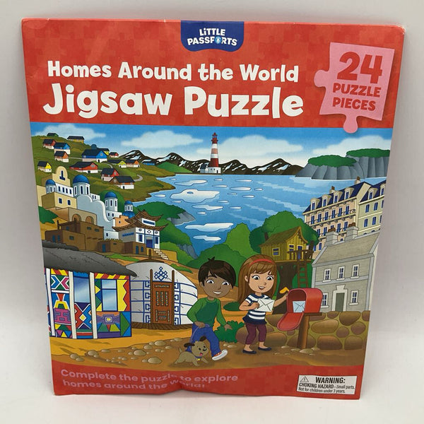 Little Passports Homes Around The World 24pc Jigsaw Puzzle