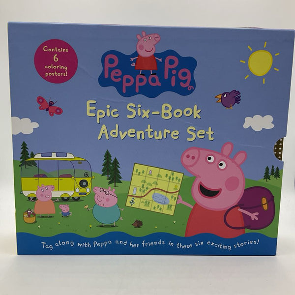 Peppa Pig Epic Six-Book Adventure Set (hardcover)