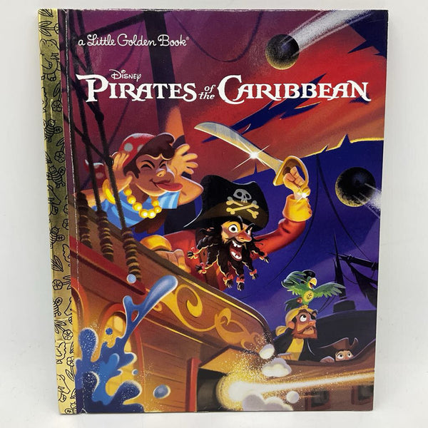 A Little Golden Book: Pirates Of The Caribbean (hardcover)