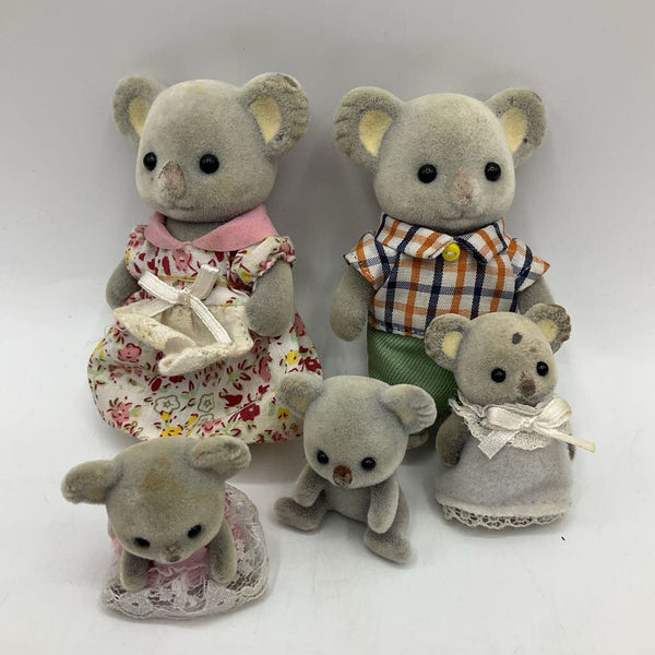 5pc Calico Critters Koala Family-As Is