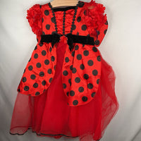 Size 2-3: Red/Black Ladybug Girl Costume Dress
