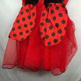 Size 2-3: Red/Black Ladybug Girl Costume Dress