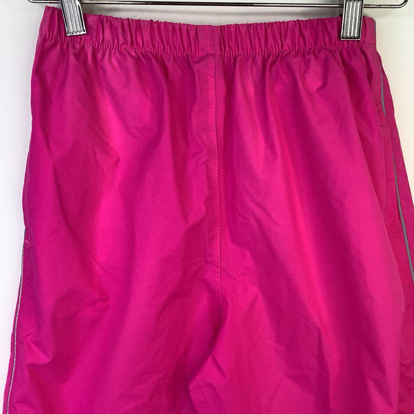 Size 8: Splashy Bright Pink Rain Pants