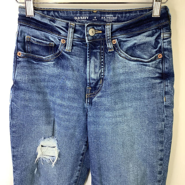 Size 12: Old Navy Blue Destressed Jeans