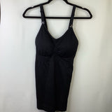 Size M: Black Nursing Tank Top