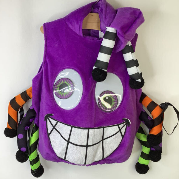 Size 0-24m: Purple Goggley Eyes Spider Costume