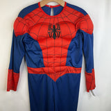 Size 8-10: Rubies 2pc Spider Man Costume-As Is