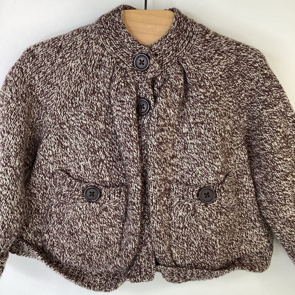 Size 12-18m: Baby Gap Brown Heathered Button-Up Knitted Cardigan