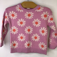 Size 18m: Tucker + Tate Light Pink/Daisies Sweater