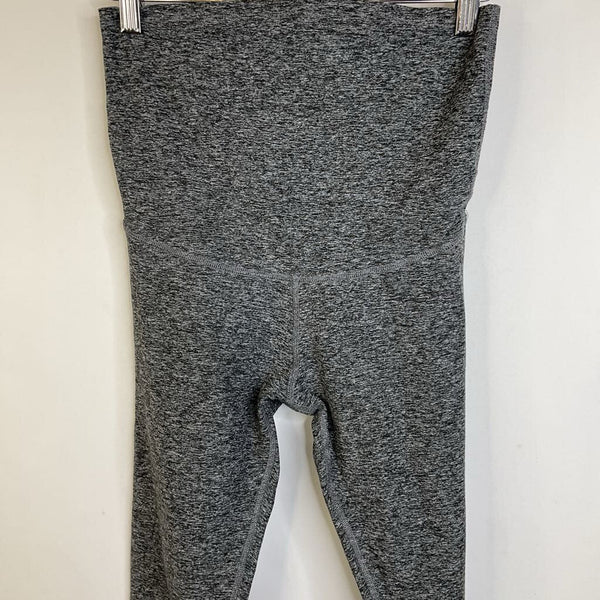 Size L: Beyond The Bump Grey Heathered Leggings