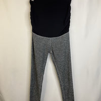 Size L: Beyond The Bump Grey Heathered Leggings