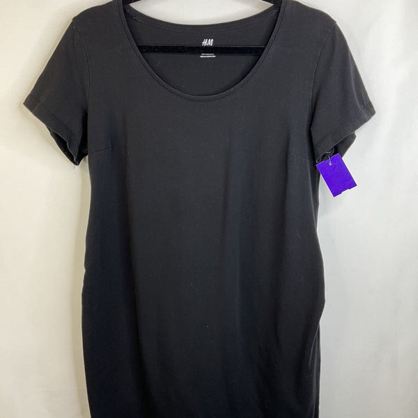 Size L: H&M Black Short Sleeve Dress