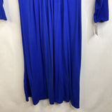 Size M: Three Seasons Blue Long Sleeve Dress