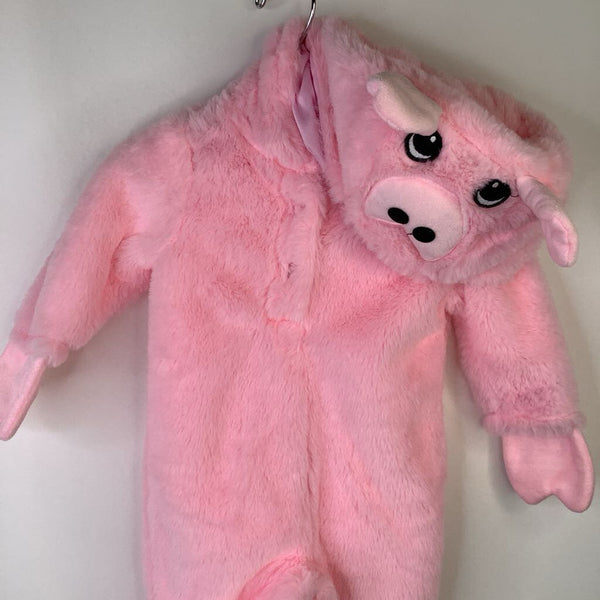 Size 0-3m: Halloween Costumes pink Fuzzy 3pc Pig Costume
