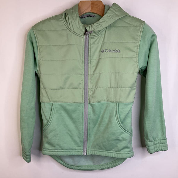 Size 14-16: Columbia Lime Green Fleece Lined Coat