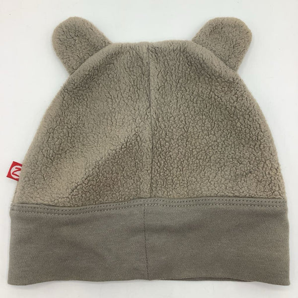 Size 18m: Zutano Grey Hat W/Ears